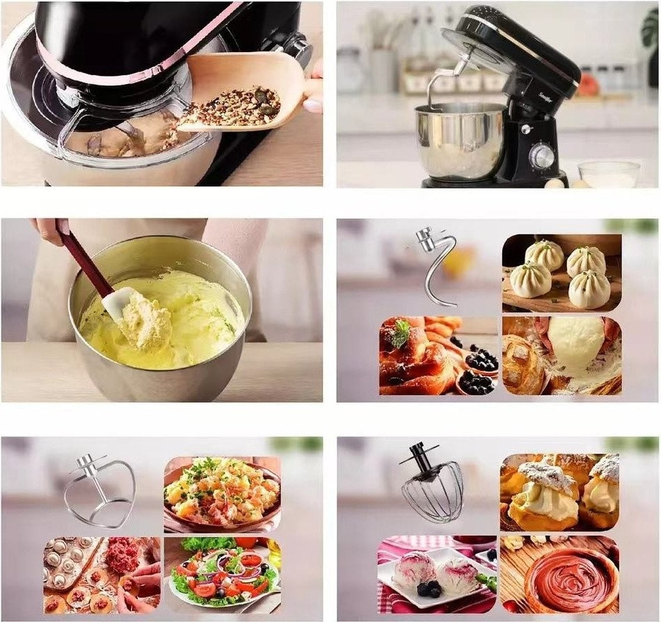 Кухонный комбайн Sonifer SF-8065 (черный)