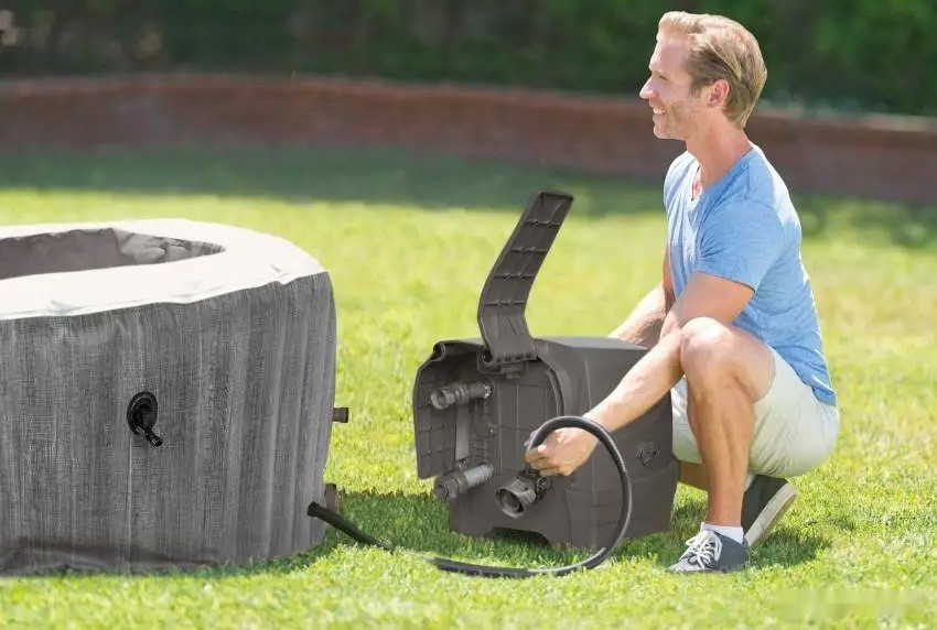 Бассейн INTEX Bubble Massage Deluxe 28442 (216x71)