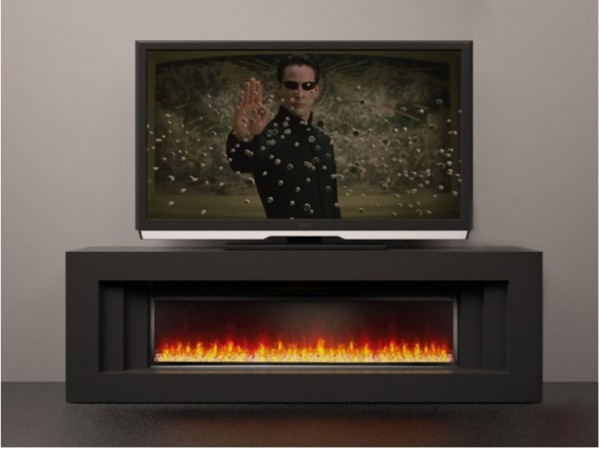 Камин Smolcom Line V60 (черный) Камин Smolcom Line V60 (черный)