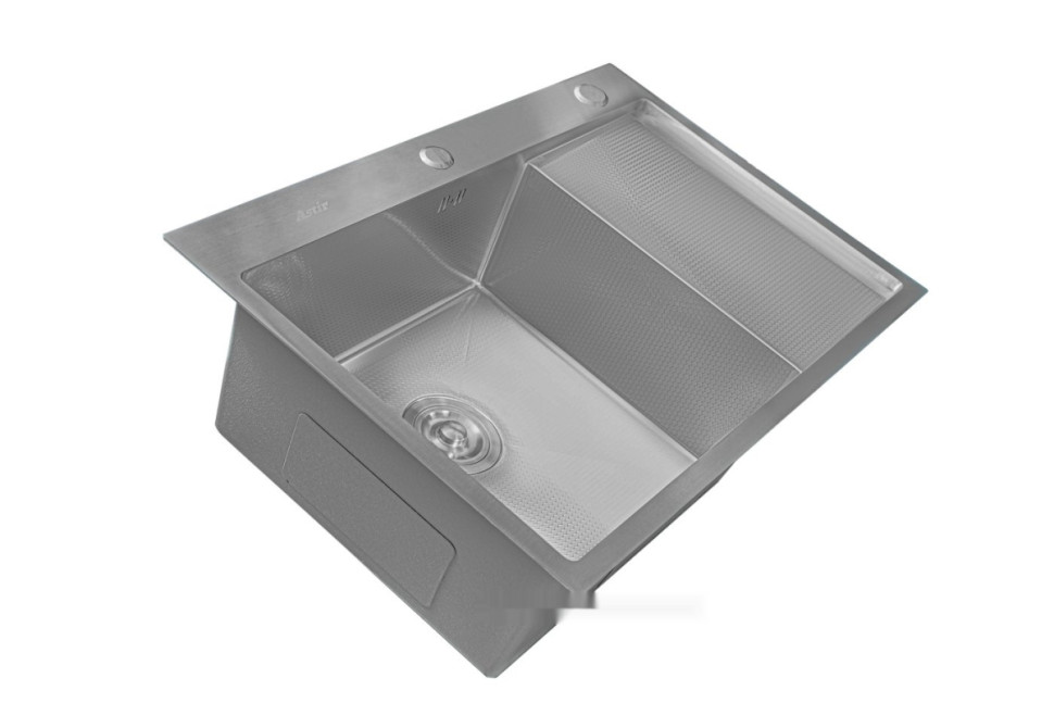 Кухонная мойка Astir Decor Satin C78x51L (с сифоном, дозатором и коландером) Кухонная мойка Astir Decor Satin C78x51L (с сифоном, дозатором и коландером)