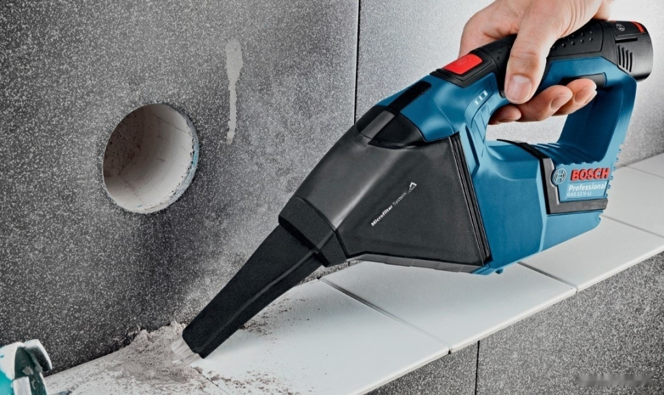 Пылесос Bosch GAS 12V Professional 0 601 9E3 000 (без аккумулятора) Пылесос Bosch GAS 12V Professional 0 601 9E3 000 (без аккумулятора)