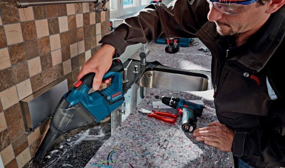 Пылесос Bosch GAS 12V Professional 0 601 9E3 000 (без аккумулятора) Пылесос Bosch GAS 12V Professional 0 601 9E3 000 (без аккумулятора)