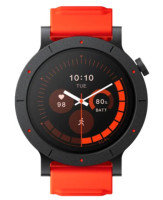 Умные часы CMF Watch 3 Pro (черный, оранжевый силиконовый ремешок)