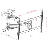 Кронштейн Kromax ATLANTIS-65 (Black)