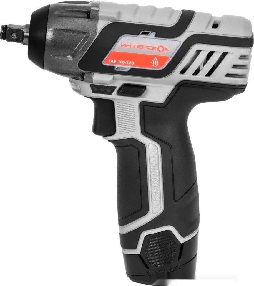 Гайковерт Интерскол ГАУ-100/12Э 807.2.2.70 (с 2-мя АКБ, кейс)