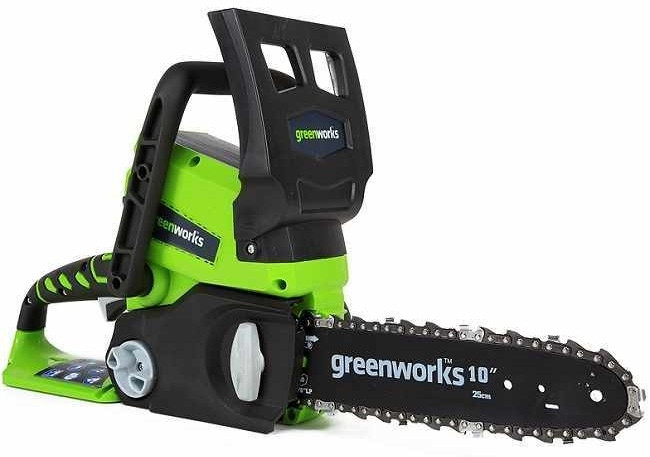 Электропила цепная Greenworks G24CS25 (2007707) Электропила цепная Greenworks G24CS25 (2007707)