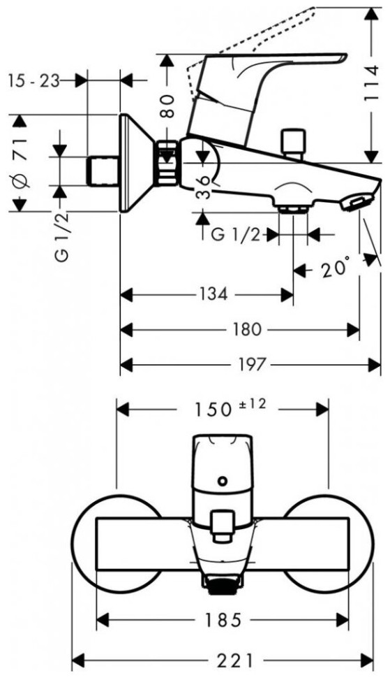 Смеситель Hansgrohe Focus E2 31940000 Смеситель Hansgrohe Focus E2 31940000