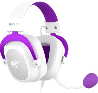 Наушники Havit Gamenote H2002d (белый/фиолетовый)