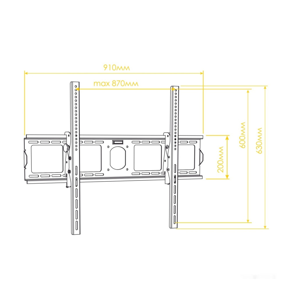 Кронштейн Onkron UT4 (черный)