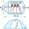 Палатка Tramp Mountain 3 V2 (зеленый) Палатка Tramp Mountain 3 V2 (зеленый)