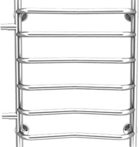 Полотенцесушитель Ростела Чайка боковое подключение 1" 8 перекладин 80 см