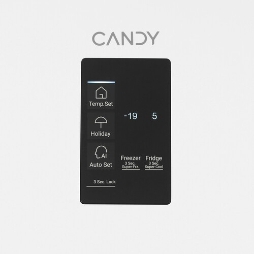 Холодильник с морозильником Candy CFN6185WDC