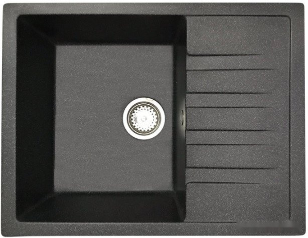 Кухонная мойка БелЭворс Vega L + смеситель W74004-2 + дозатор L405F (черный)
