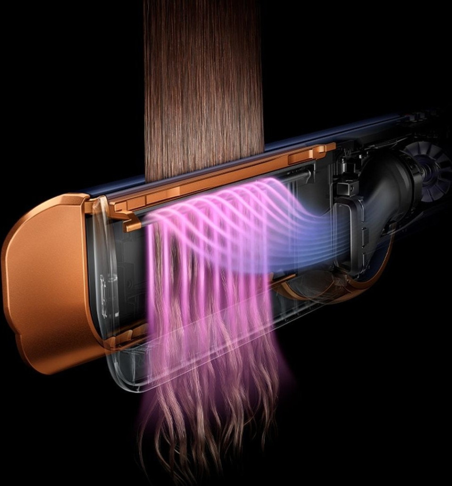 Выпрямитель Dyson Airstrait (с переходником на евровилку, берлинская лазурь/медный)