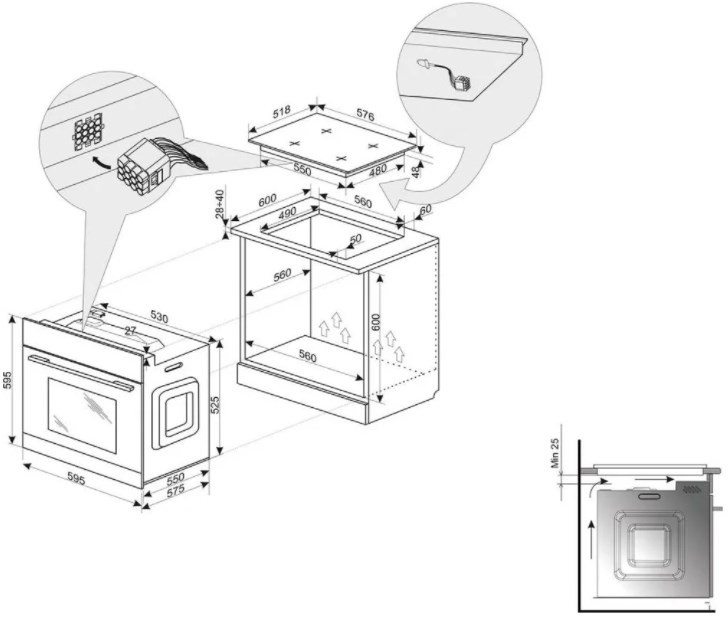 Духовой шкаф Hansa BOEI64190055