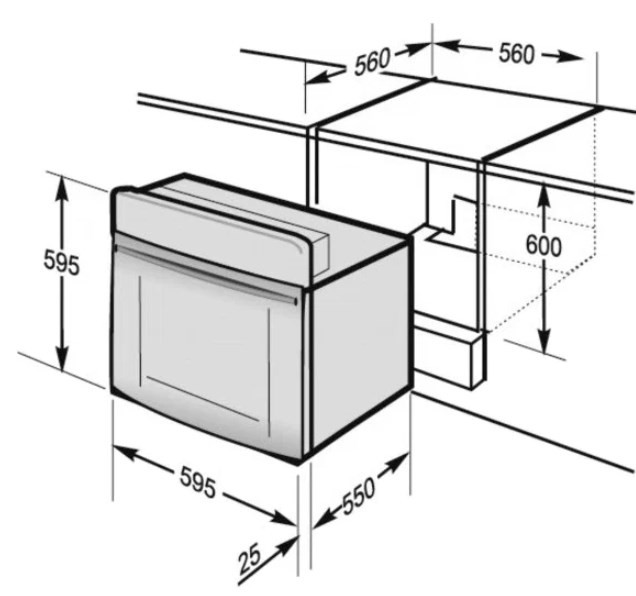 Духовой шкаф Hansa BOEI64190055