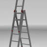 Лестница-стремянка Новая Высота NV 323 трёхсекционная профессиональная 3x8 ступеней