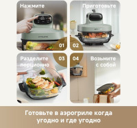 Аэрогриль Dreame Air Fryer PT60 (зеленый)