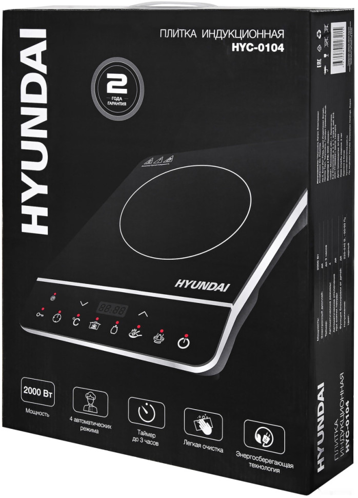 Настольная плита Hyundai HYC-0104 Настольная плита Hyundai HYC-0104