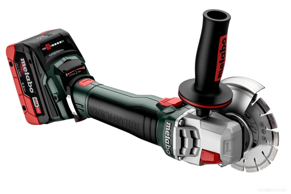 Угловая шлифмашина Metabo WB 18 LT BL 11-125 Quick 613054840 (без АКБ, кейс)