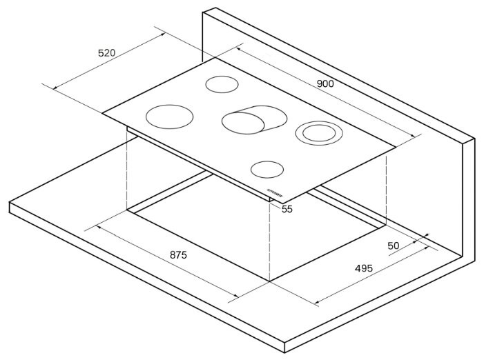 Варочная панель Kuppersberg EMS 901 Варочная панель Kuppersberg EMS 901