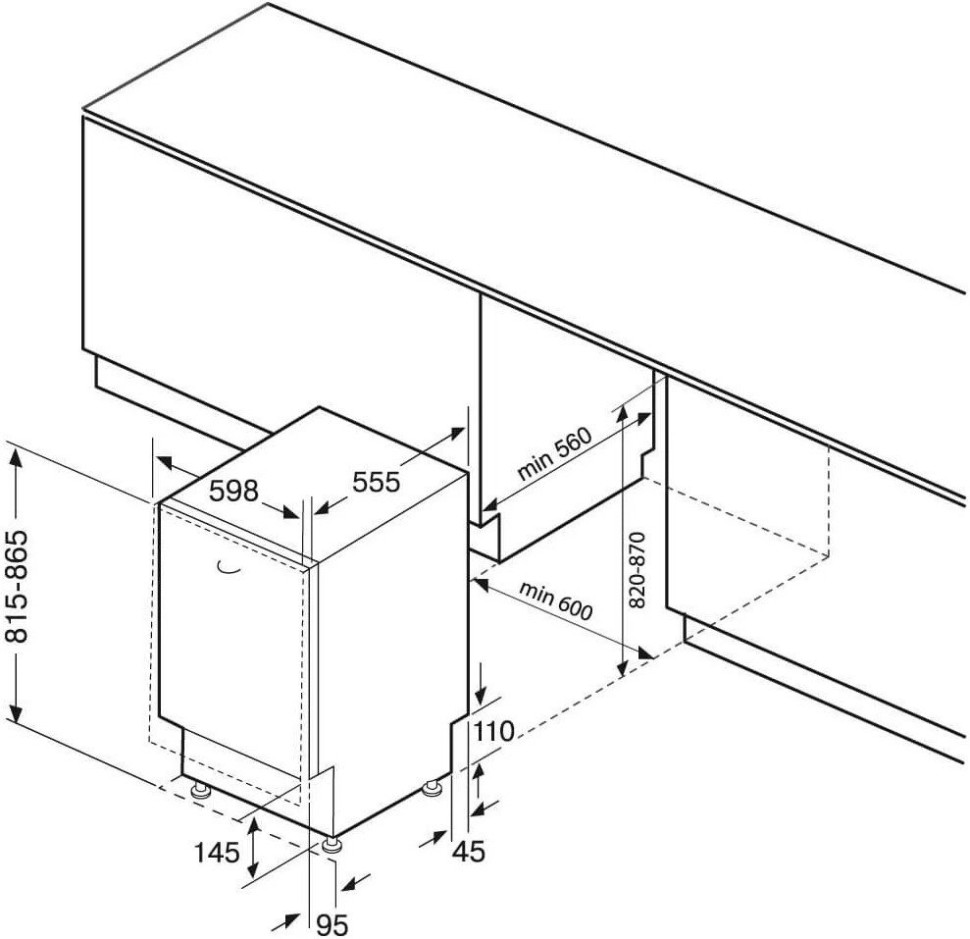 Посудомоечная машина Krona Garda 60 BI V2 Посудомоечная машина Krona Garda 60 BI V2