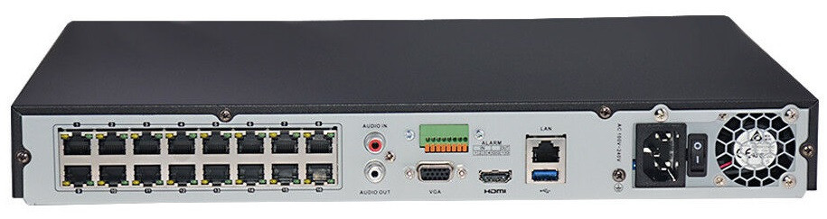 Видеорегистратор наблюдения Hikvision DS-7616NI-I2/16P Видеорегистратор наблюдения Hikvision DS-7616NI-I2/16P