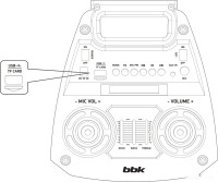 Колонка для вечеринок BBK BTA602