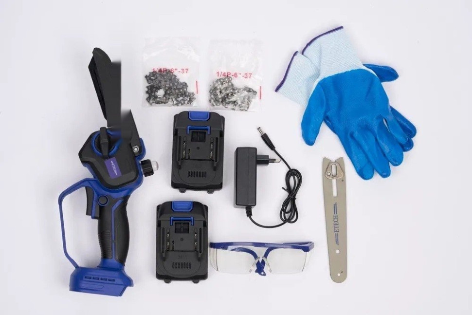 Аккумуляторная пила ETECH NS-18/6BL 25167 (с 2-мя АКБ, кейс) Аккумуляторная пила ETECH NS-18/6BL 25167 (с 2-мя АКБ, кейс)