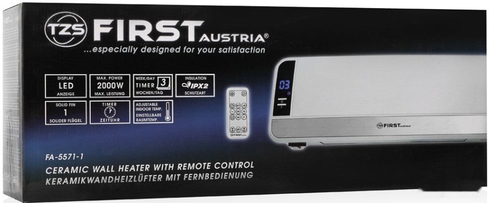 Тепловентилятор First FA-5571-1 Тепловентилятор First FA-5571-1