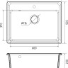 Кухонная мойка GranFest GF-LV-660 (кашемир) Кухонная мойка GranFest GF-LV-660 (кашемир)