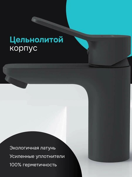 Смеситель Am.Pm F88A02122 (черный) Смеситель Am.Pm F88A02122 (черный)