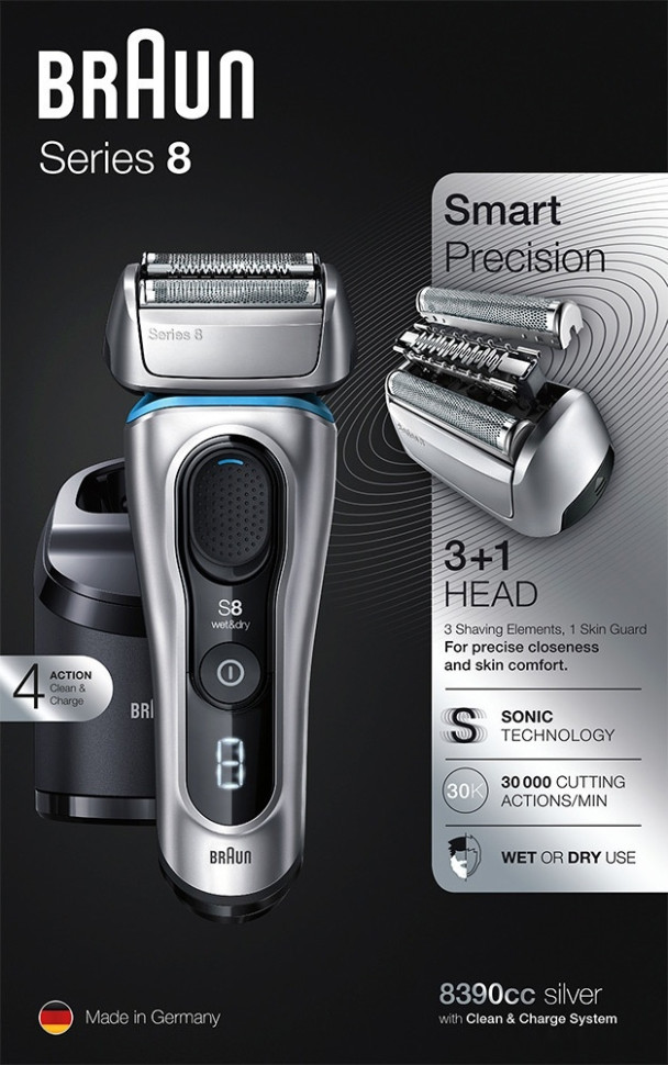 Электробритва мужская Braun Series 8 8390cc