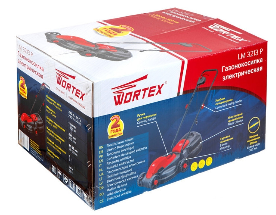 Электрическая газонокосилка  Wortex LM 3213 P