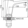 Смеситель Ledeme L1092D