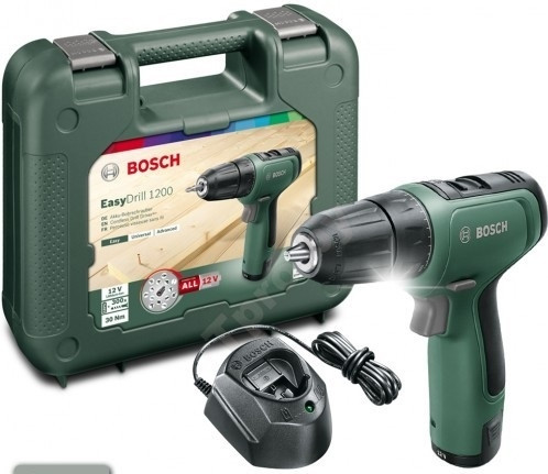 Дрель-шуруповерт Bosch EasyDrill 1200 06039D3001 (с 1-им АКБ, кейс) Дрель-шуруповерт Bosch EasyDrill 1200 06039D3001 (с 1-им АКБ, кейс)