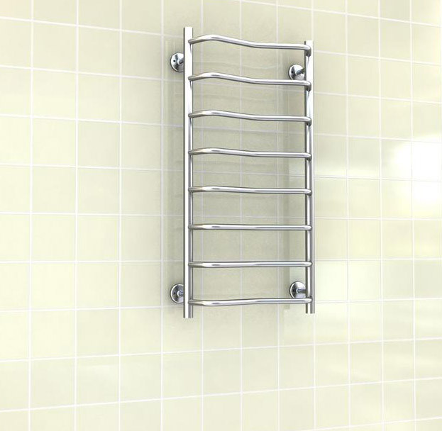 Полотенцесушитель Ростела Чайка нижнее подключение 1" 11 перекладин 120 см Полотенцесушитель Ростела Чайка нижнее подключение 1" 11 перекладин 120 см