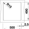 Кухонная мойка Blanco DALAGO 5 черный 525871