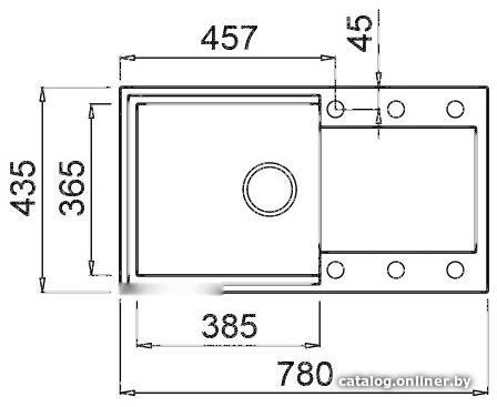 Кухонная мойка Elleci Easy 290 Ghisa M70 Кухонная мойка Elleci Easy 290 Ghisa M70