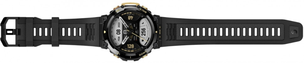 Умные часы Amazfit T-Rex 2 (звездно-черный/золотистый) Умные часы Amazfit T-Rex 2 (звездно-черный/золотистый)