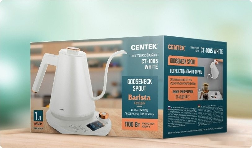 Электрический чайник CENTEK CT-1005 (белый) Электрический чайник CENTEK CT-1005 (белый)