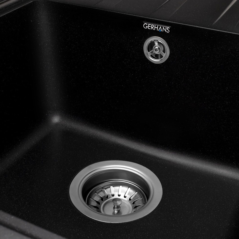 Кухонная мойка Gerhans B15 (оникс) Кухонная мойка Gerhans B15 (оникс)