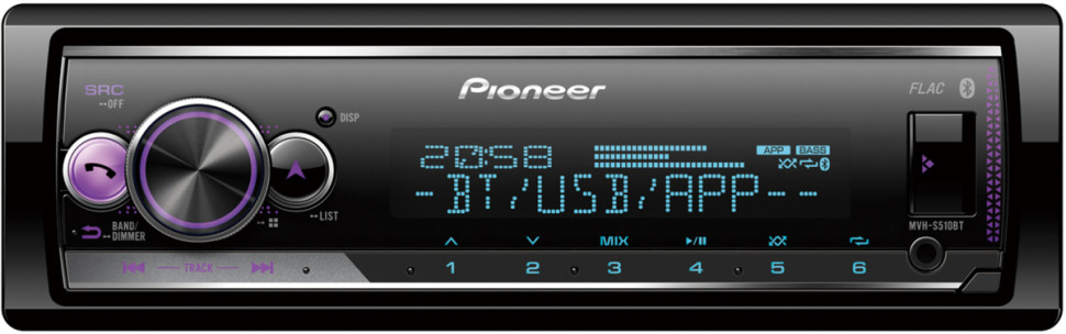 Автомагнитола Pioneer MVH-S510BT