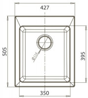 Кухонная мойка GranFest Practic GF-P505 (черный)