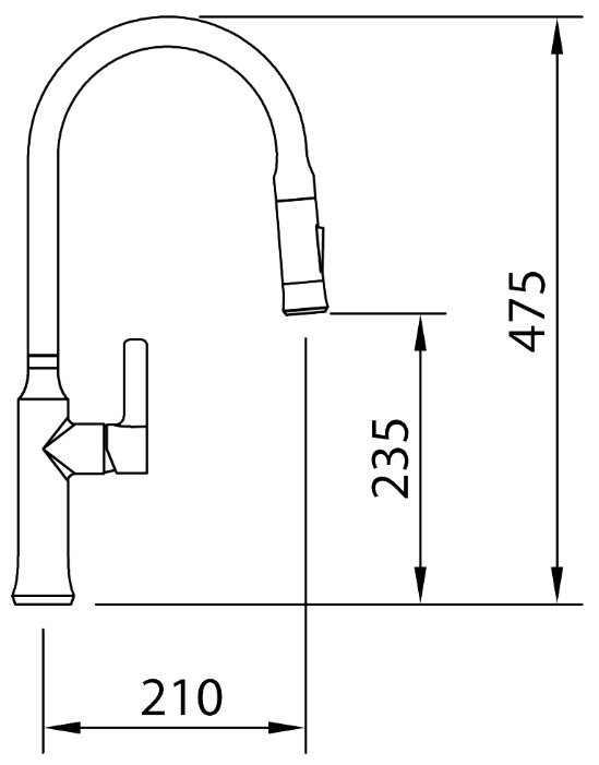 Смеситель Clever Grifos Chef 99440