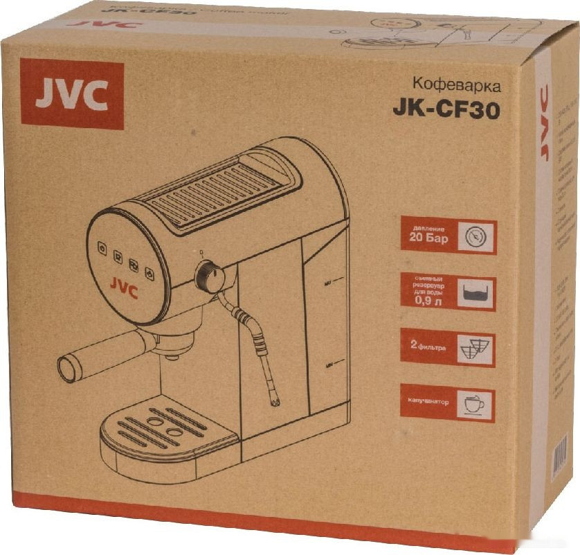 Рожковая кофеварка JVC JK-CF30 Рожковая кофеварка JVC JK-CF30