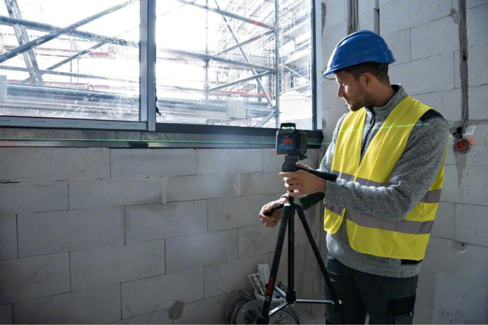 Лазерный нивелир Bosch GLL 2-20 G Professional 0601065001 (сумка, штатив, 4xAA)