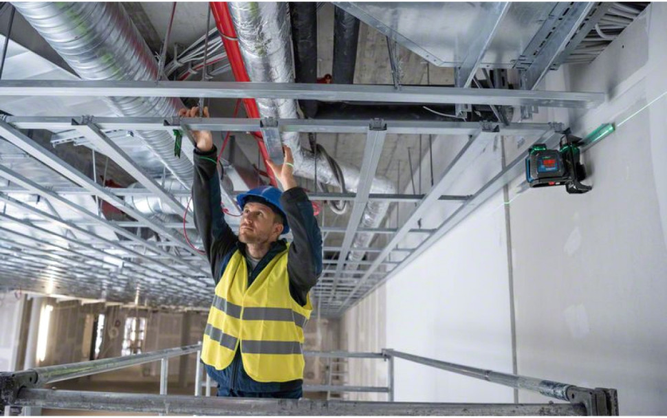 Лазерный нивелир Bosch GLL 2-20 G Professional 0601065001 (сумка, штатив, 4xAA)