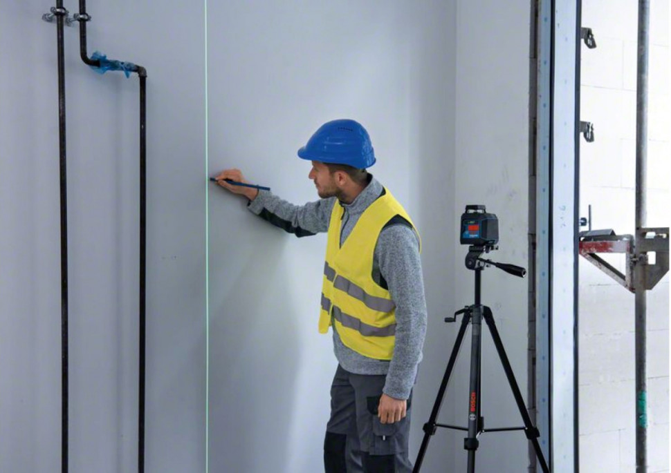 Лазерный нивелир Bosch GLL 2-20 G Professional 0601065001 (сумка, штатив, 4xAA)