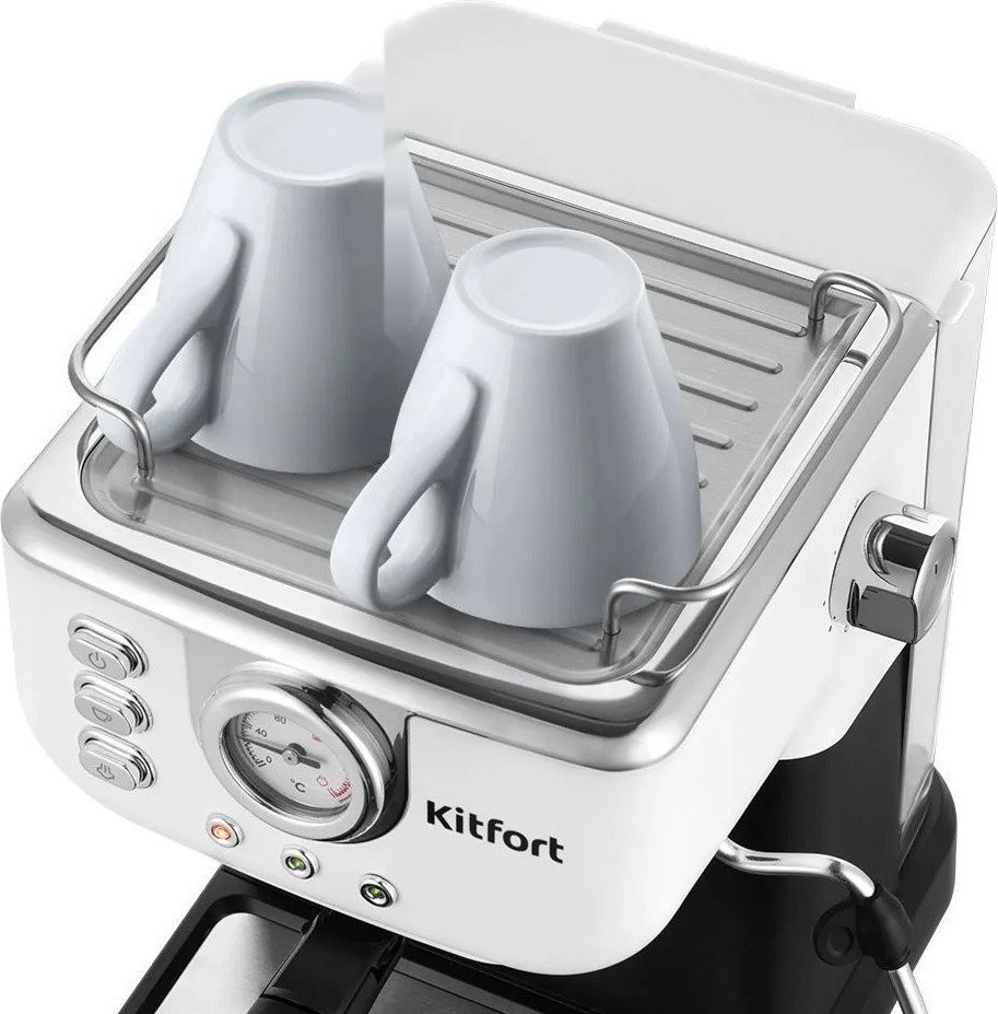 Рожковая кофеварка Kitfort KT-7506 Рожковая кофеварка Kitfort KT-7506